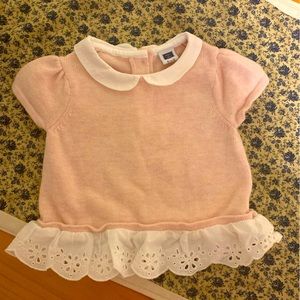 6-12 Month Janie and Jack Pink Shirt with Collar